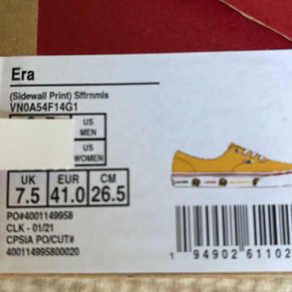 Vans Era Sidewall Print Sffrnmls WMNS - Picture 16 of 16